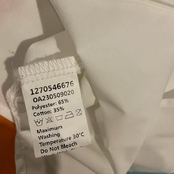 NWT Classic White Oversized Button-Down Shirt | Timeless Wardrobe Staple XS - Picture 8 of 9